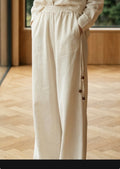 Pure linen pants