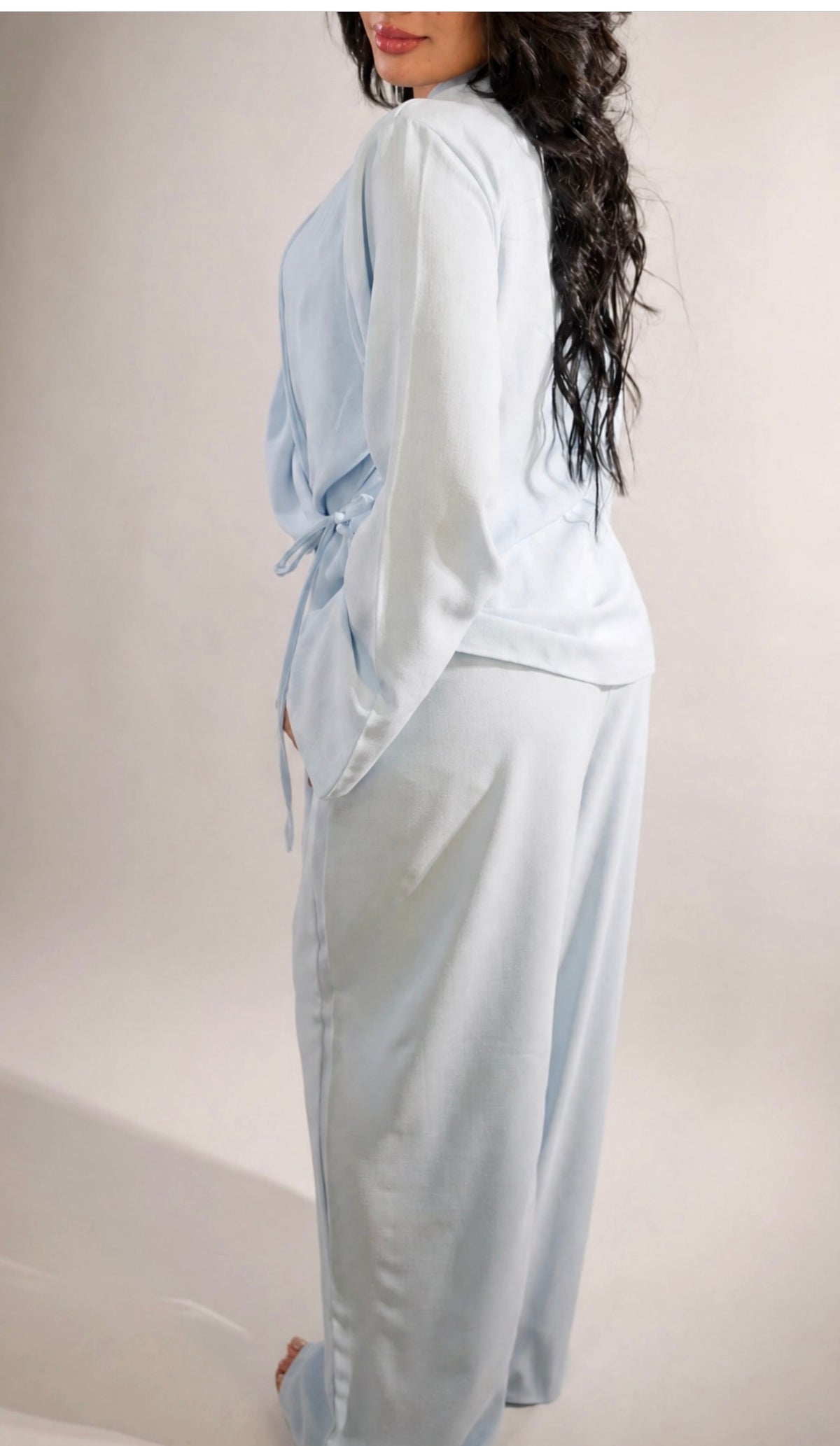 Baby blue wrap
