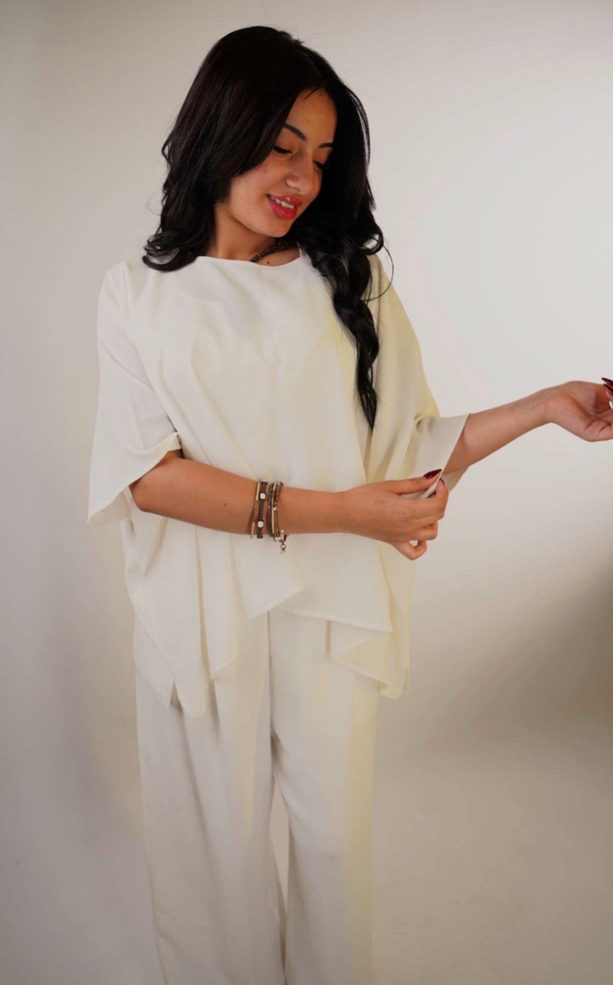 Linin poncho