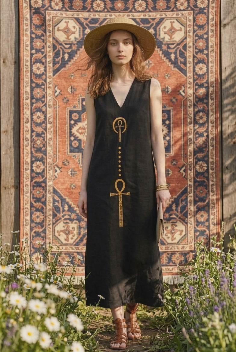 Key of life linin dress